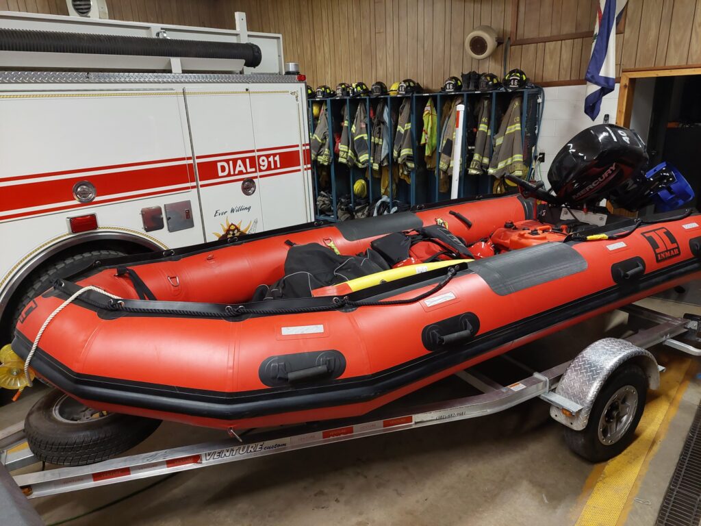 Fire Company Apparatus River Rescue Boat